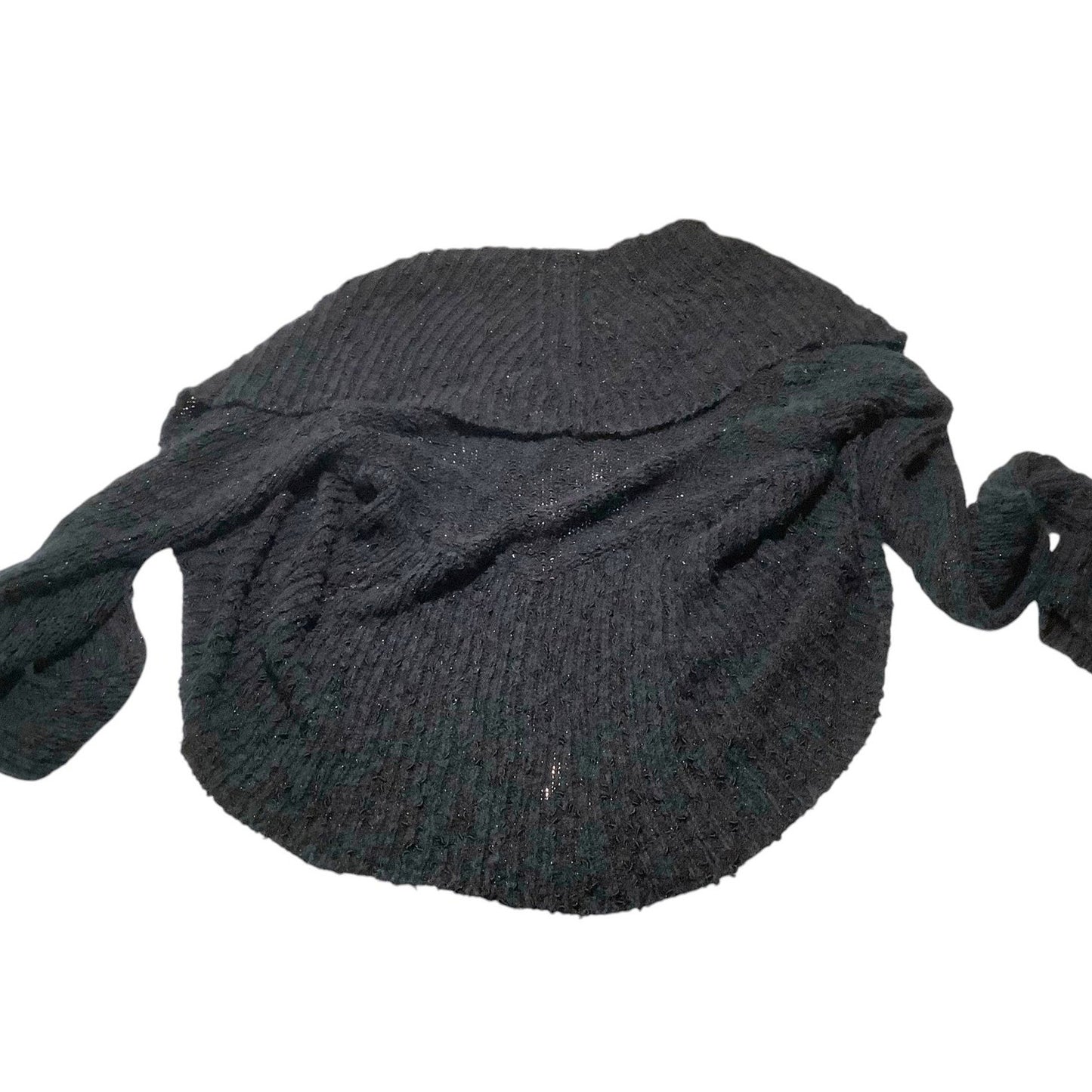 White House Black Market, Black Cardigan Shrug Sweater, Open Front, Black, Small