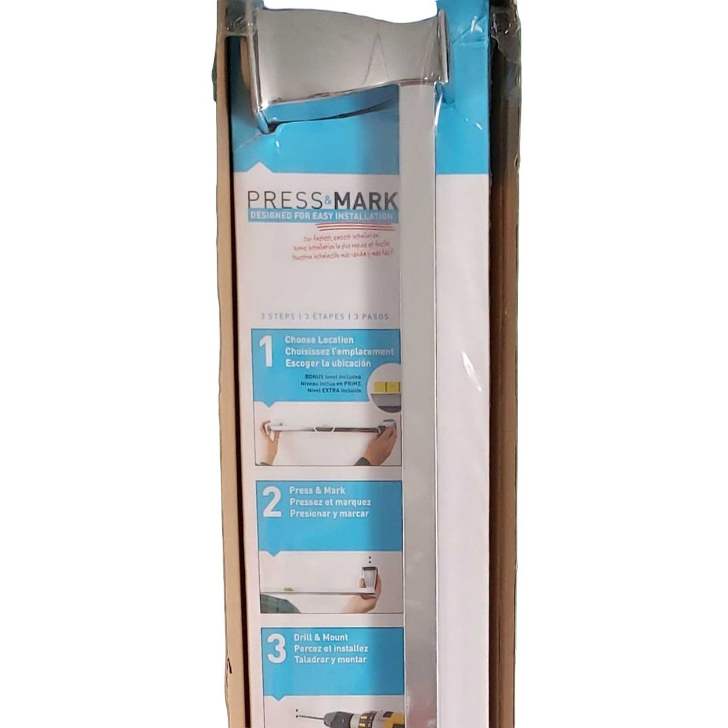 MOEN Hensley 24 in. Towel Bar with Press and Mark in Chrome - Free Shipping