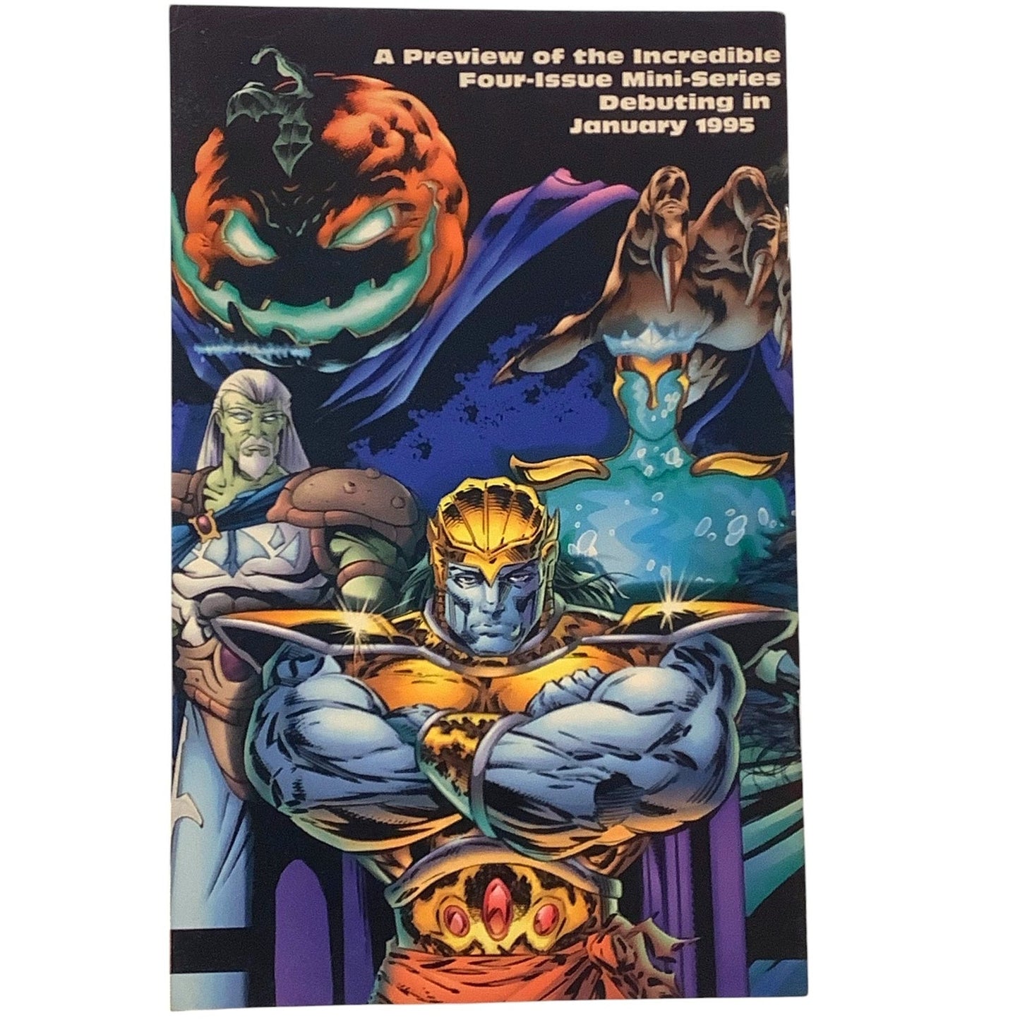 1995 Wizard Ultraverse Godwheel Ashcan Mini Comic #1, Malibu Comics, VF/NM 9.0