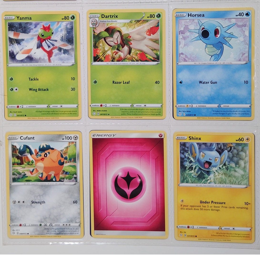 18 Random Pokémon Cards Pictured, Actual Photos Provided