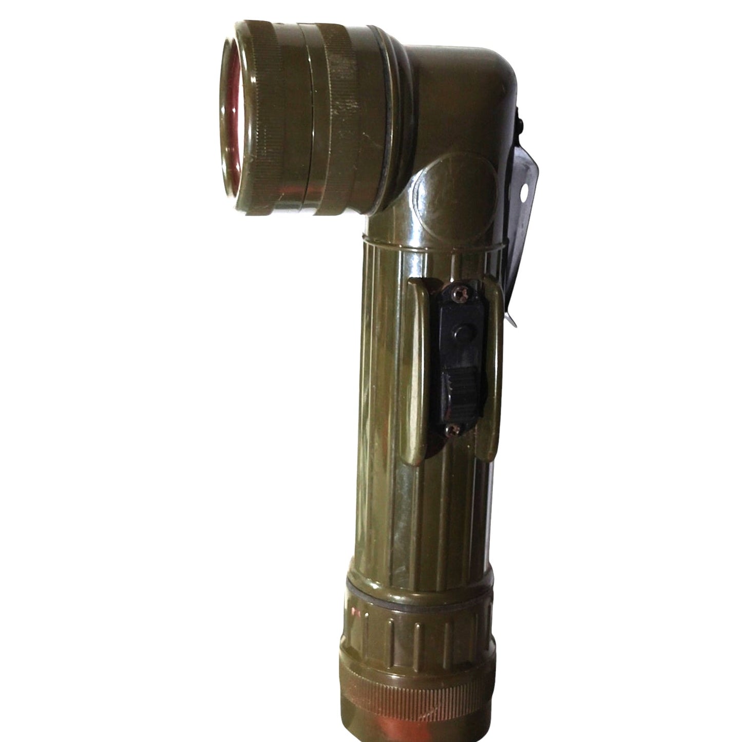 TL-122 Military Surplus Flashlight – ODG | 2 Red & Blue Lens Filters Extra Bulb