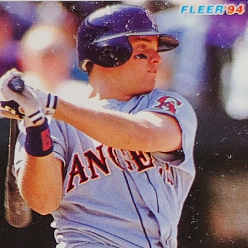 J.T. Snow, California Angels, #70, 1994 Fleer Baseball Collector's Card