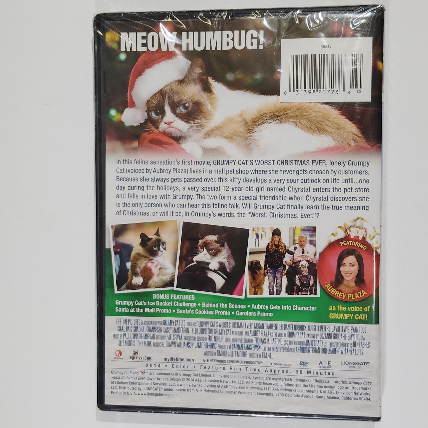 Grumpy Cat's Worst Christmas Ever (DVD, 2014) – Snarky Holiday Comedy
