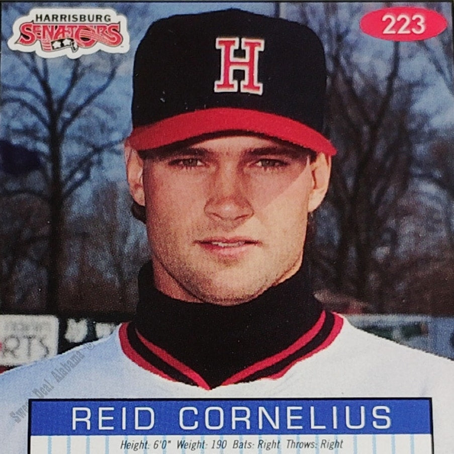 Reid Cornelius, Harrisburg Senators, No. 223, 93-94 Fleer Excel Minor Leagues