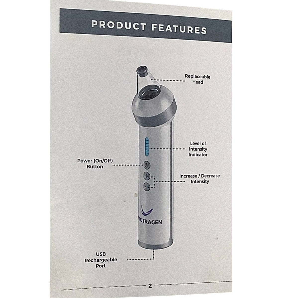 Protragen Revive Microdermabrasion Blackhead Remover - Rechargeable
