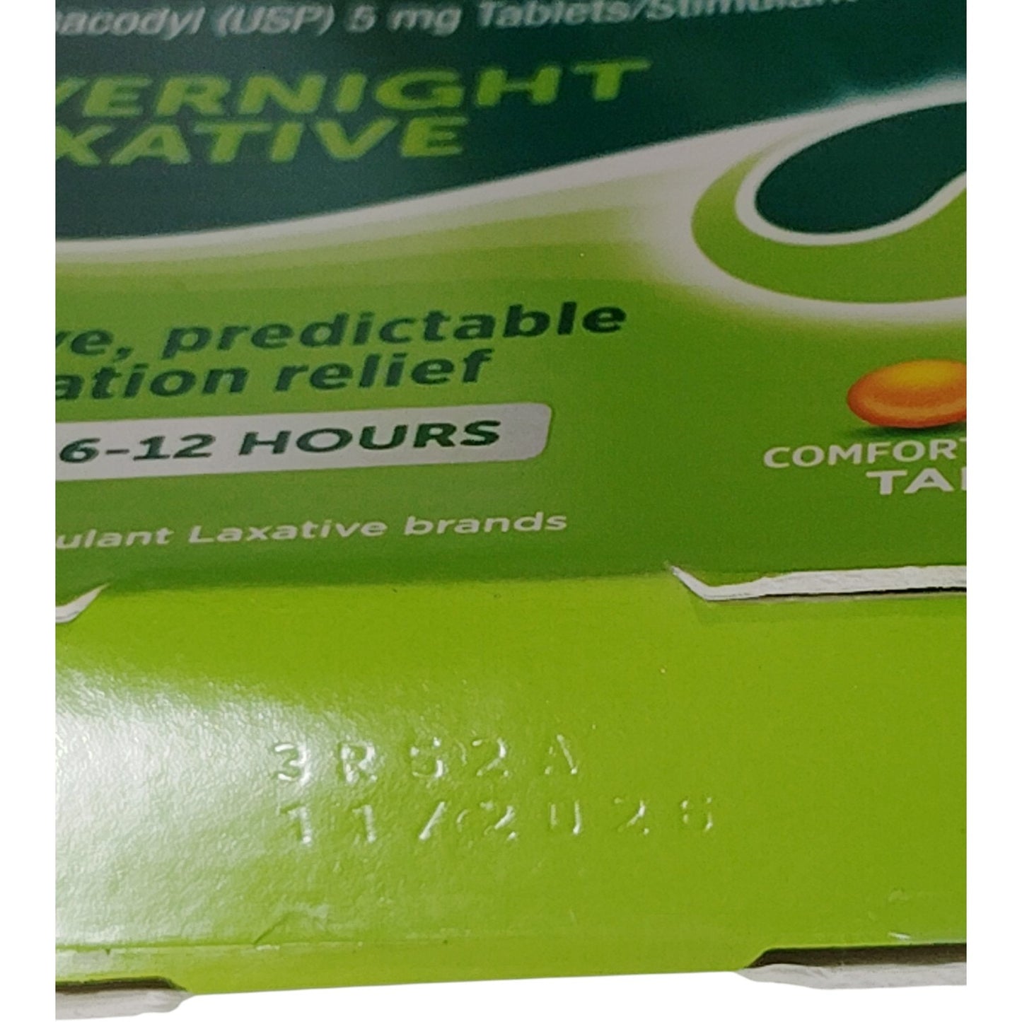 Dulcolax Laxative – 25 Comfort Coated Tablets – Overnight Relief – Exp. 11/2026