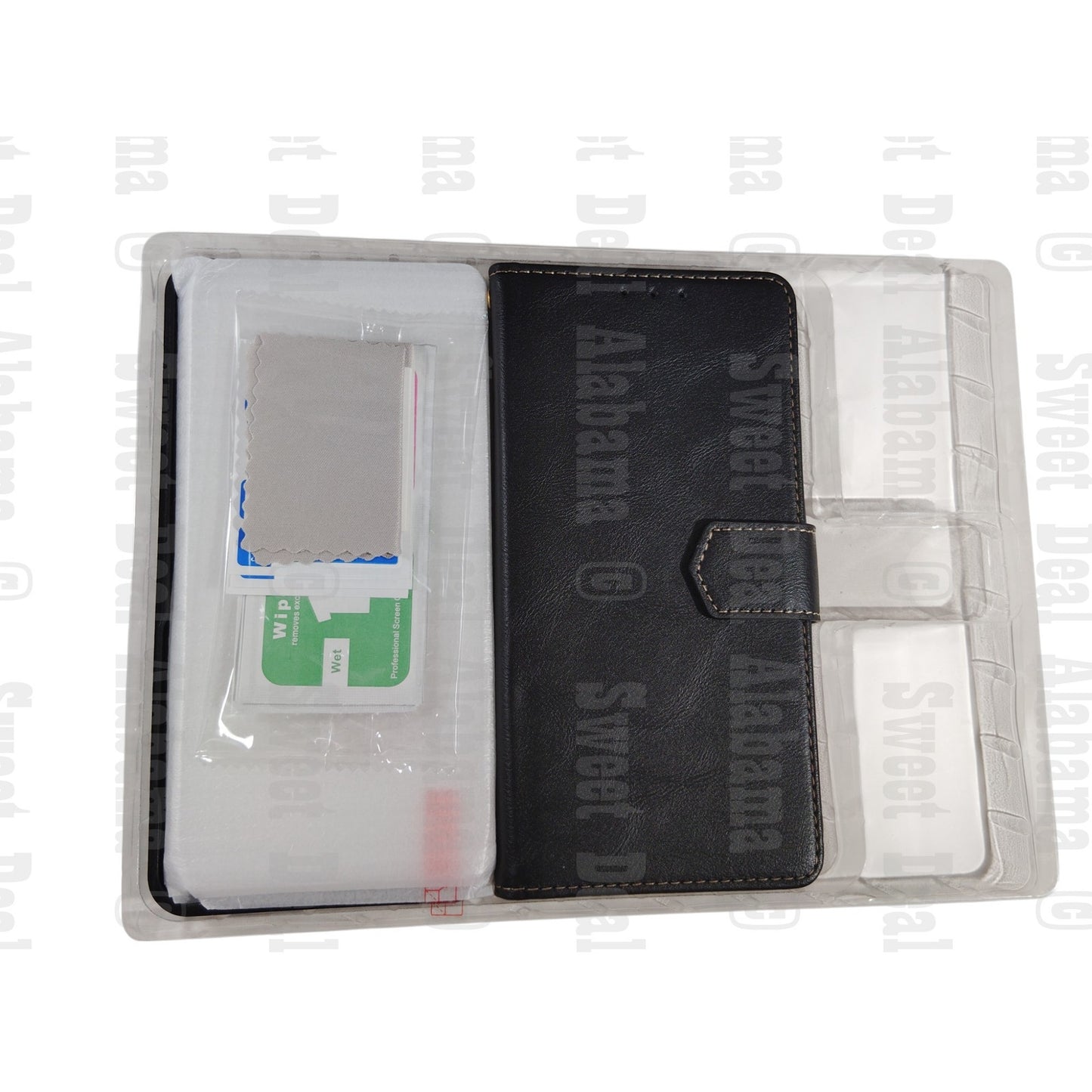 Vaks Cellphone Wallet Case For iPhone 14 Pro Max w/ 2 Lens & Screen Protectors
