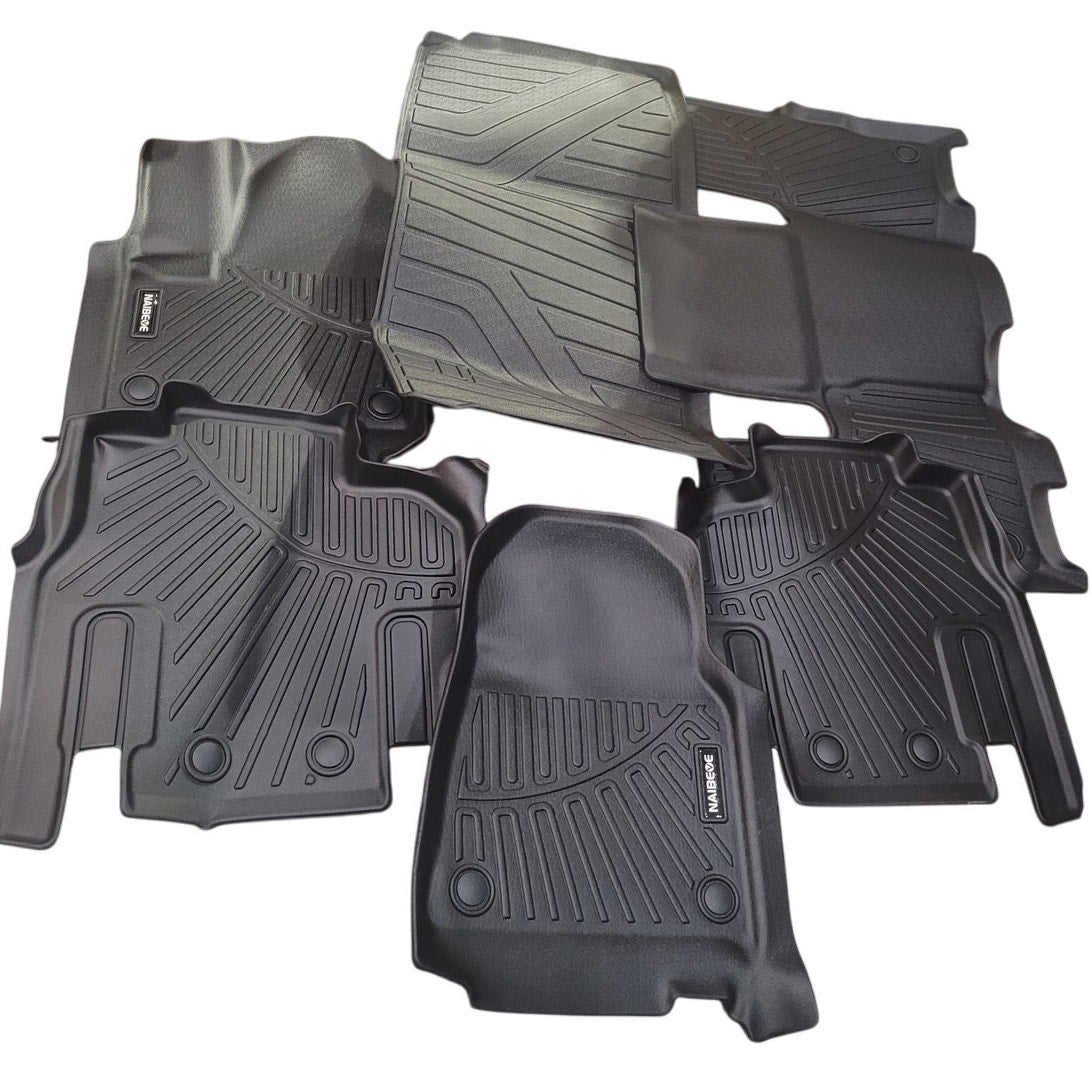 Floor Mats for Jeep Wagoneer 7-Seater (2022–2025) – All-Weather Liners + Cargo Mat Behind 3rd Row
