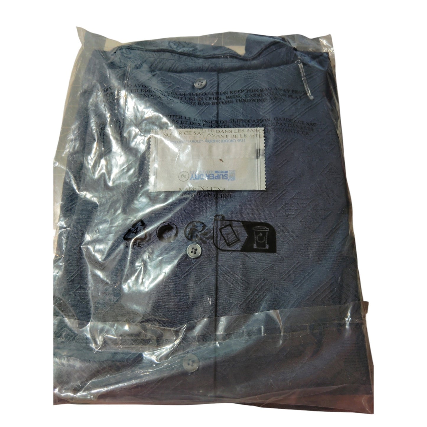Julian & Mark Tonal Jacquard SS Camp Med. Cotton Shirt – Slate | Button-Down