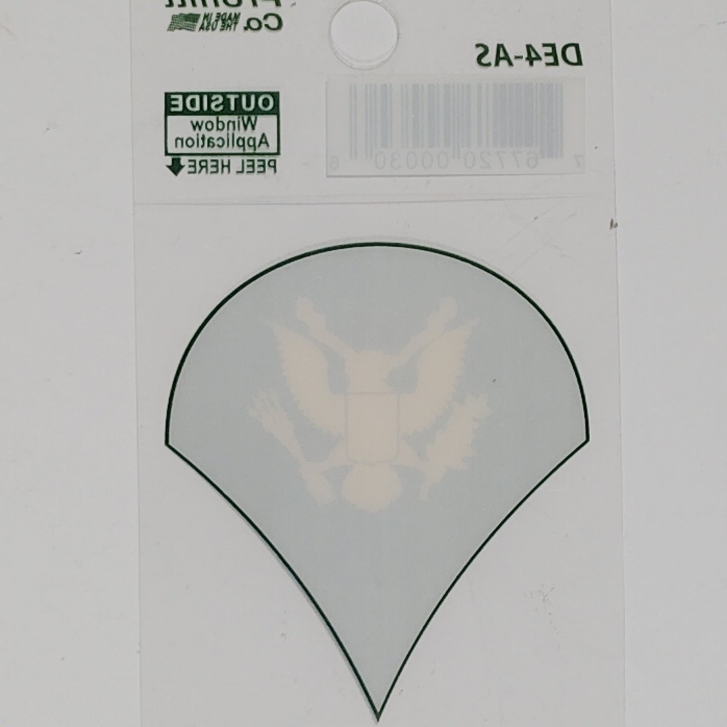 Specialist Decal – 2" x 2.25" – Adhesive Back – Outside Window Application