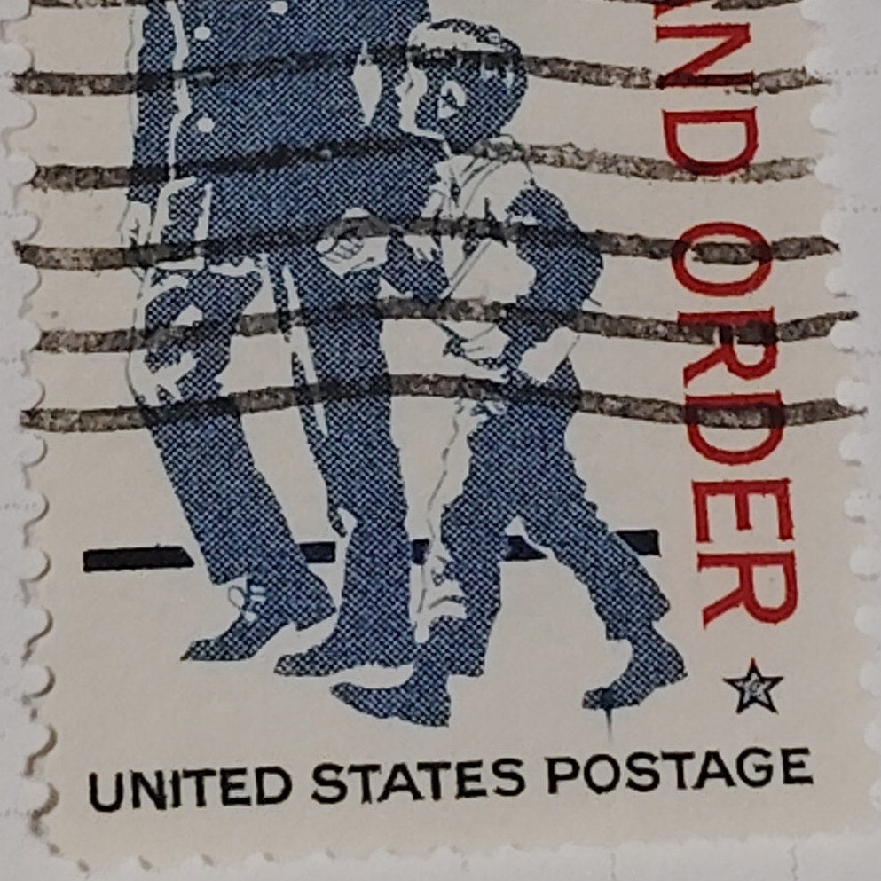 1968 Scott #1343 – 6¢ Law and Order / Police & Youth – Canceled
