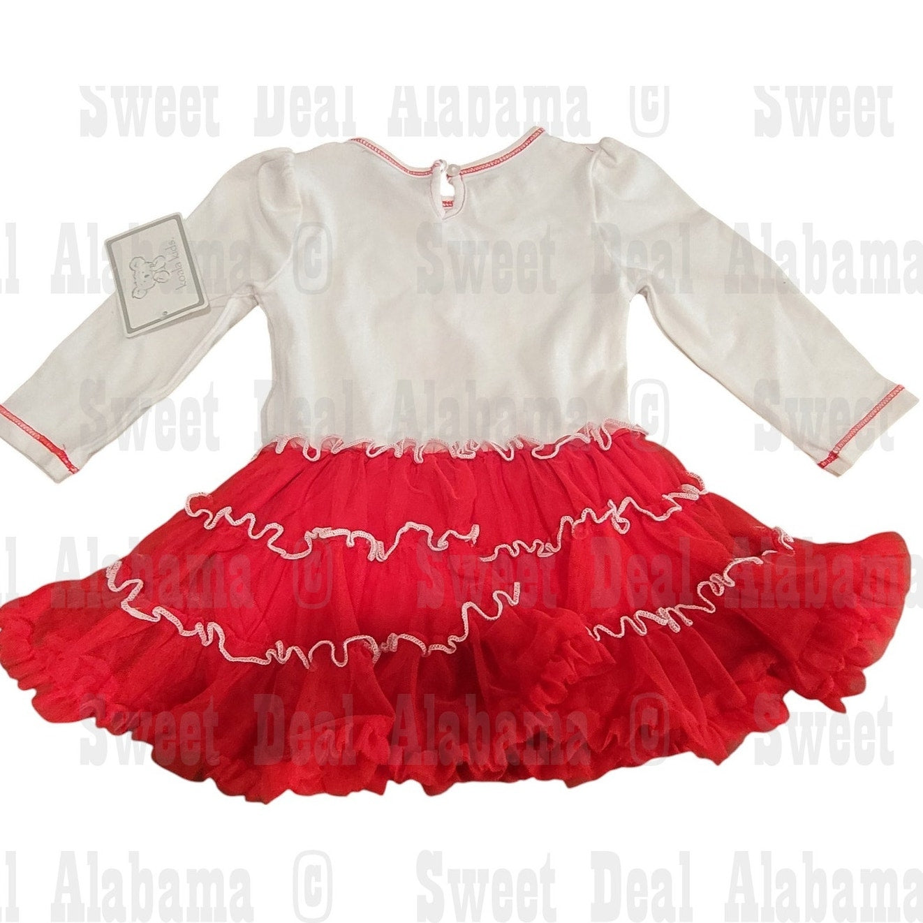 Koala Kids “Daddy’s Valentine” Dress – 12/18M, LS, Tulle Skirt, Valentine’s