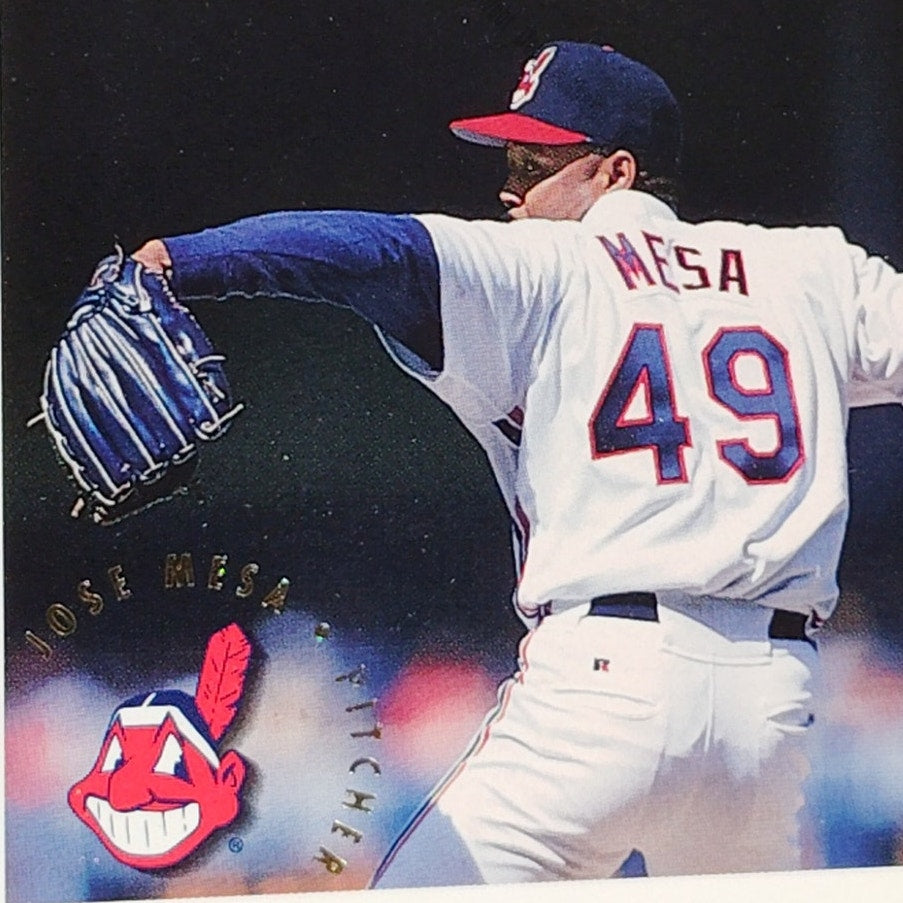 Jose Mesa, Cleveland Indians, #113, 1994 Fleer Baseball Collector's Card