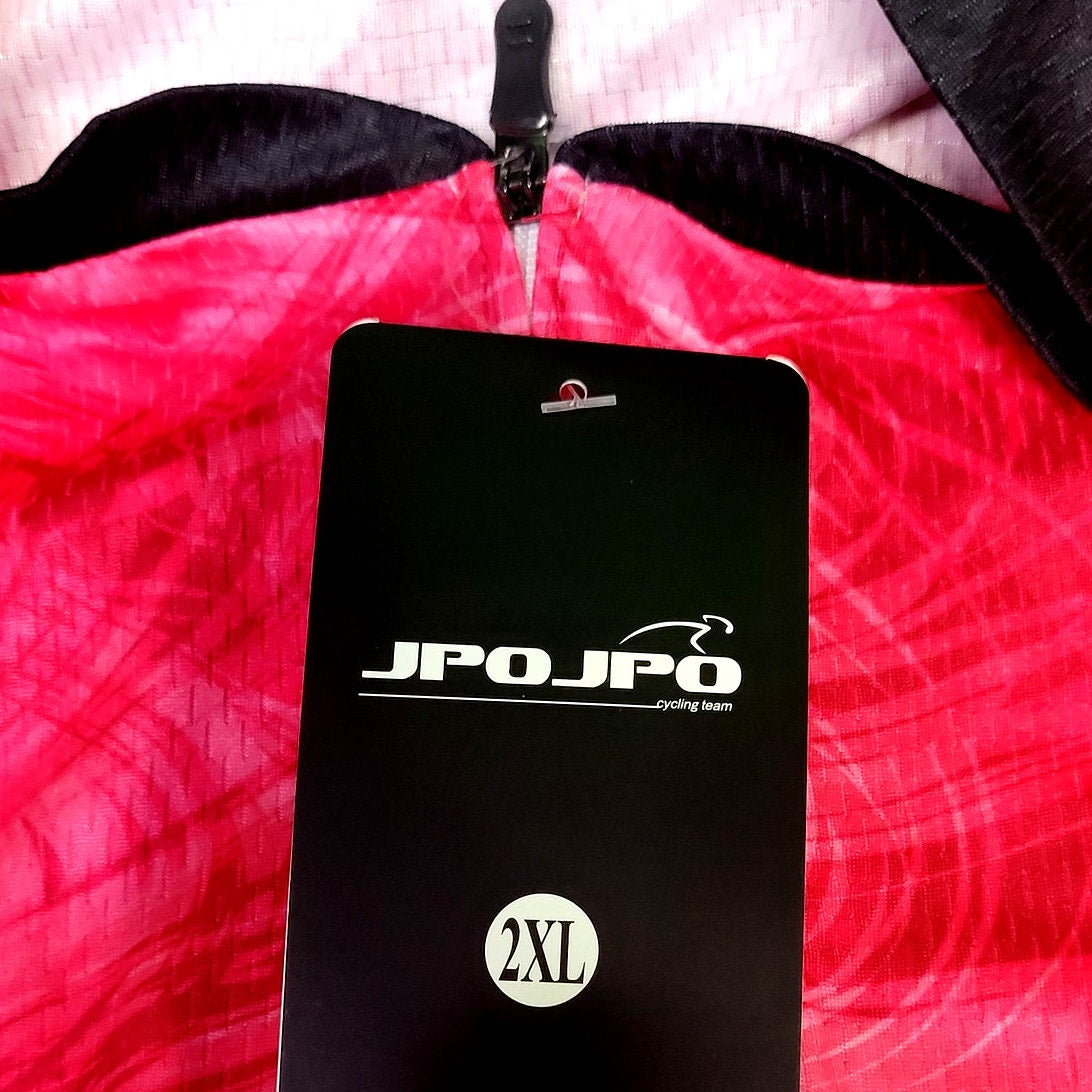 JPOJPO Women's Cycling Jersey Short Sleeve Breathable Bicycle Shirt Tops Reflective, 2XL, XXL