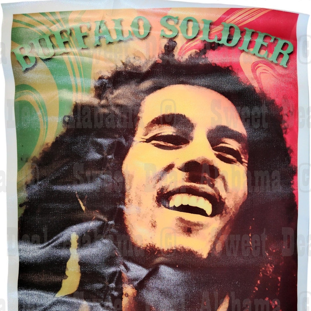 Buffalo Soldier – Bob Marley – 12” x 18” Canvas Print – Unframed