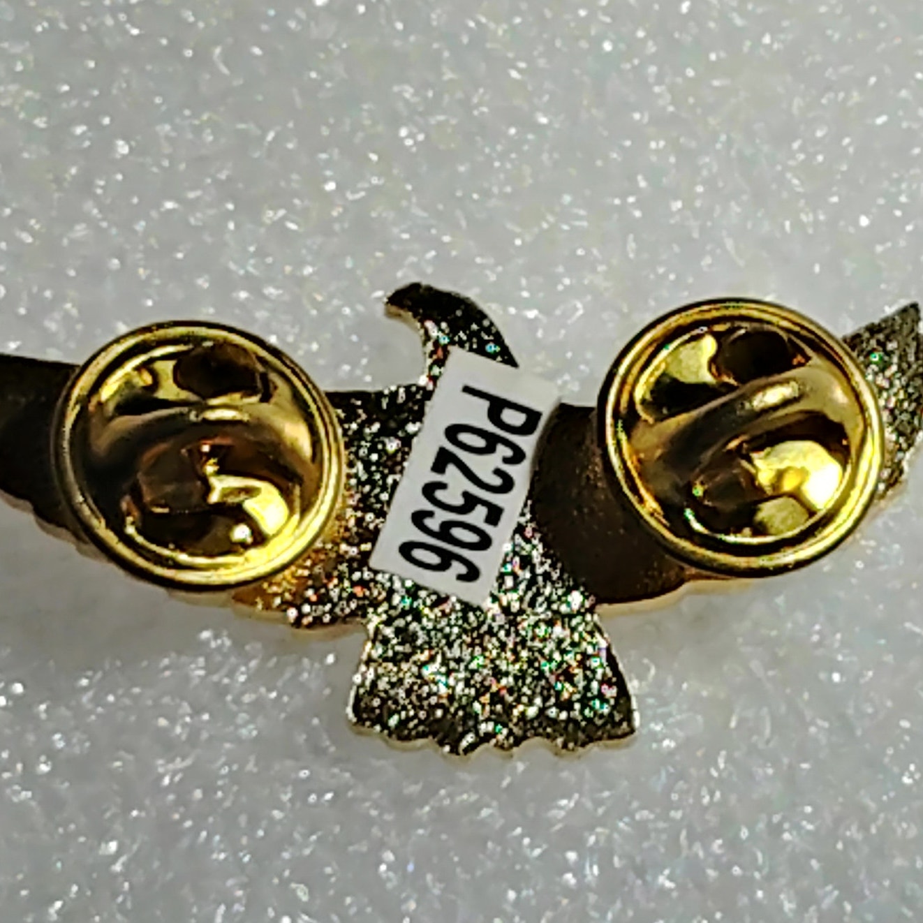 USA Flag Eagle Stars Pin – 1‑5/8" × 3/4" Lapel Pin