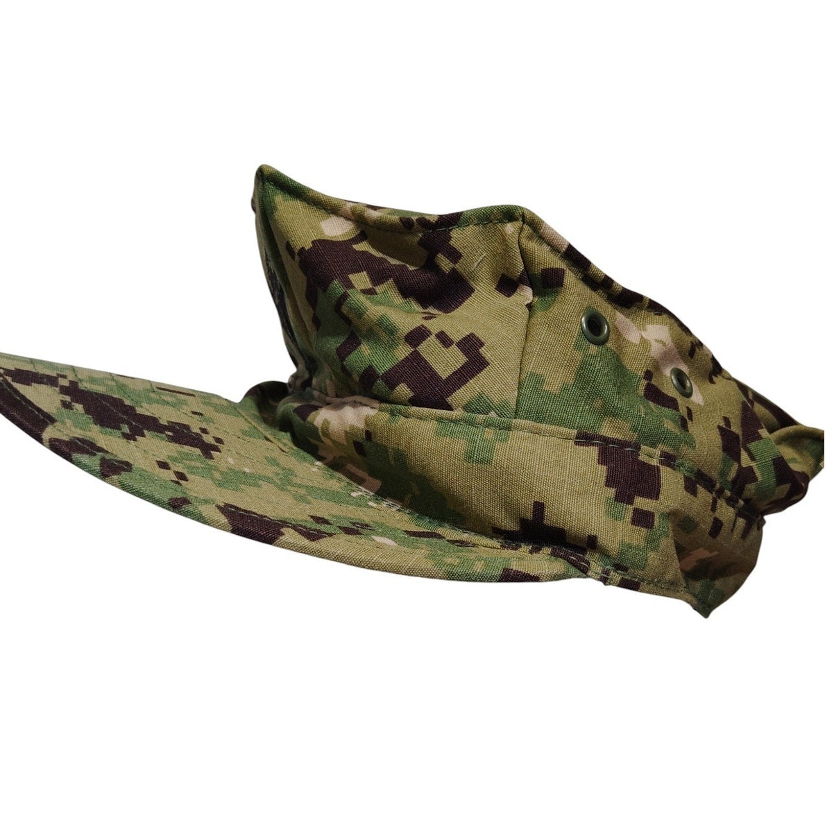 U.S. Navy NWU Type III Woodland Cap Size 7-1/8 Ripstop 50/50 Sekri Industries