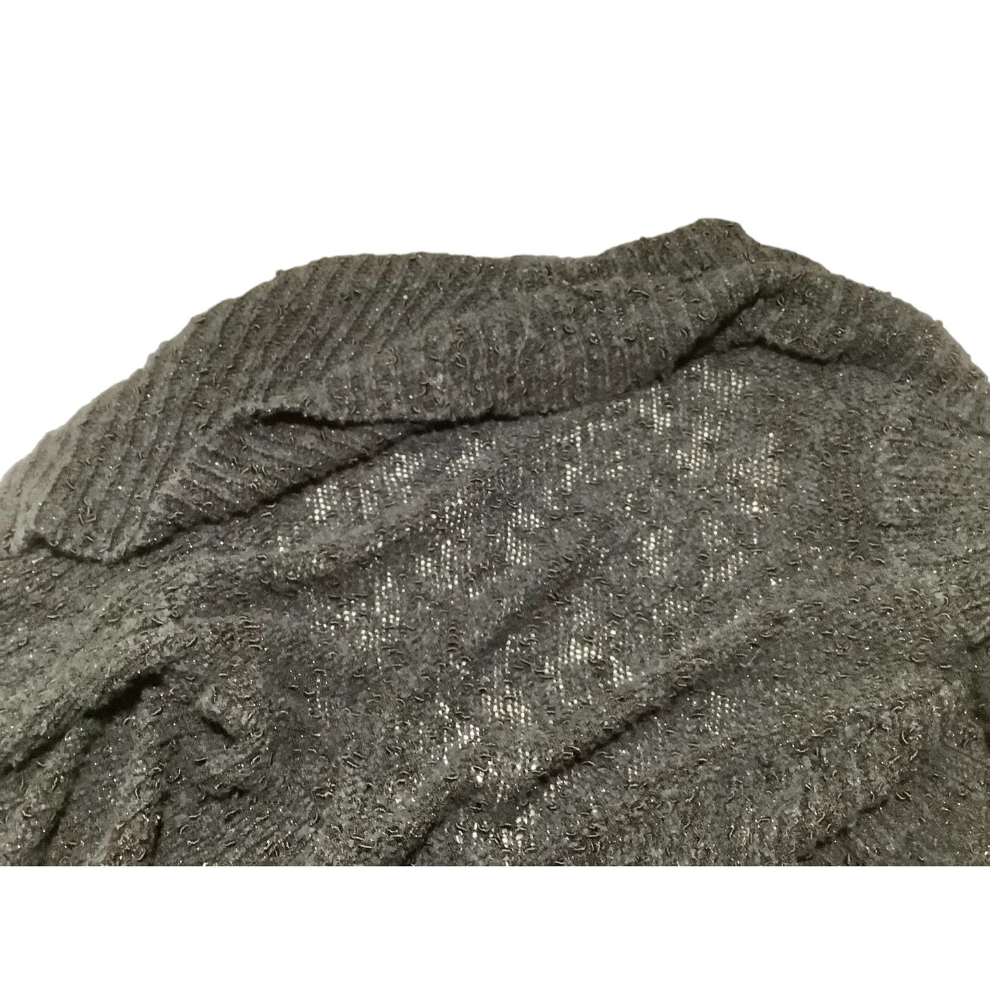 White House Black Market, Black Cardigan Shrug Sweater, Open Front, Black, Small