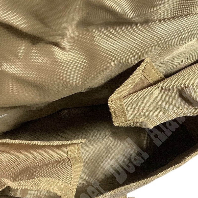 Coyote Tan-colored UTG Tactical Gear Pouch - 9.5" x 6.25" x 3.5"