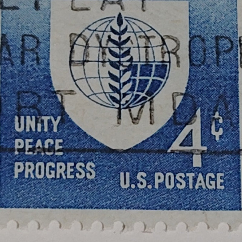 1960 Scott #1146 – 4¢ SEATO / Unity, Peace, Progress – Canceled