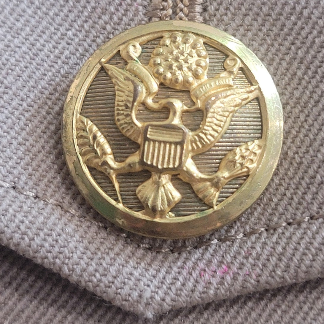 1958 U.S. Officer Jacket – Tropical Wool – Size 40R – Lowe Tailors Annapolis MD – 5 Service Stripes – Jacket Only