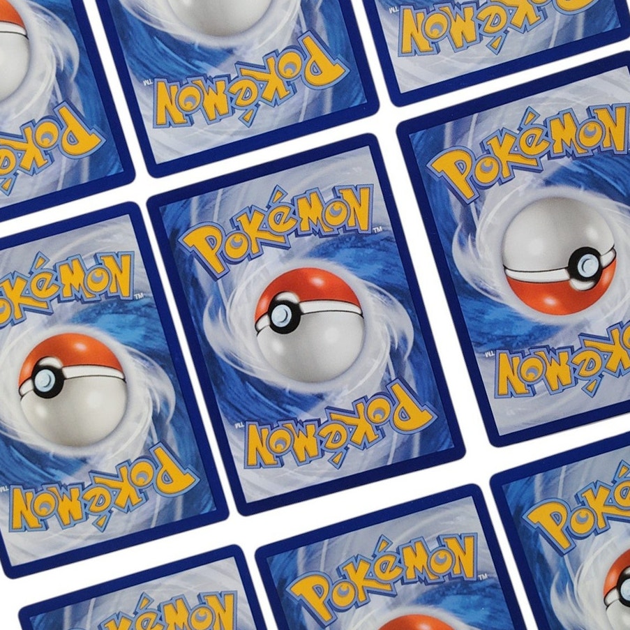 18 Random Pokémon Cards Pictured, Actual Photos Provided