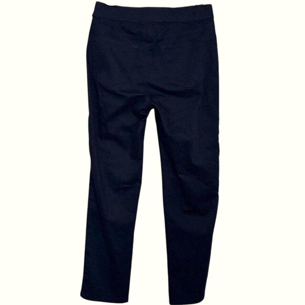 Karen Scott Sport Petite Comfort Pull‑On Pants – Deep Black – Petite Medium
