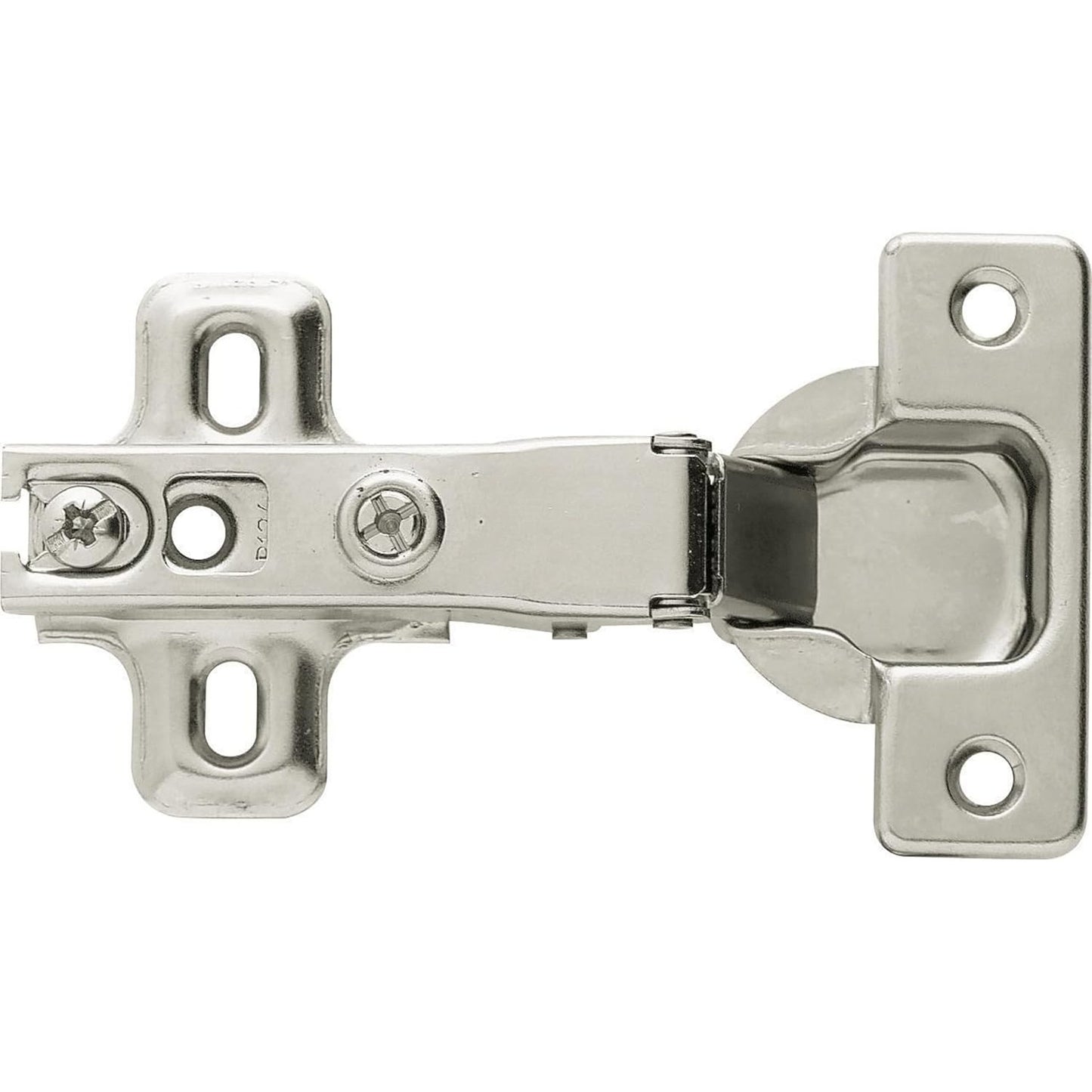 10PK HC11SFC-B1 Full Overlay European Cabinet Hinges,110° Opening, Nickel Finish