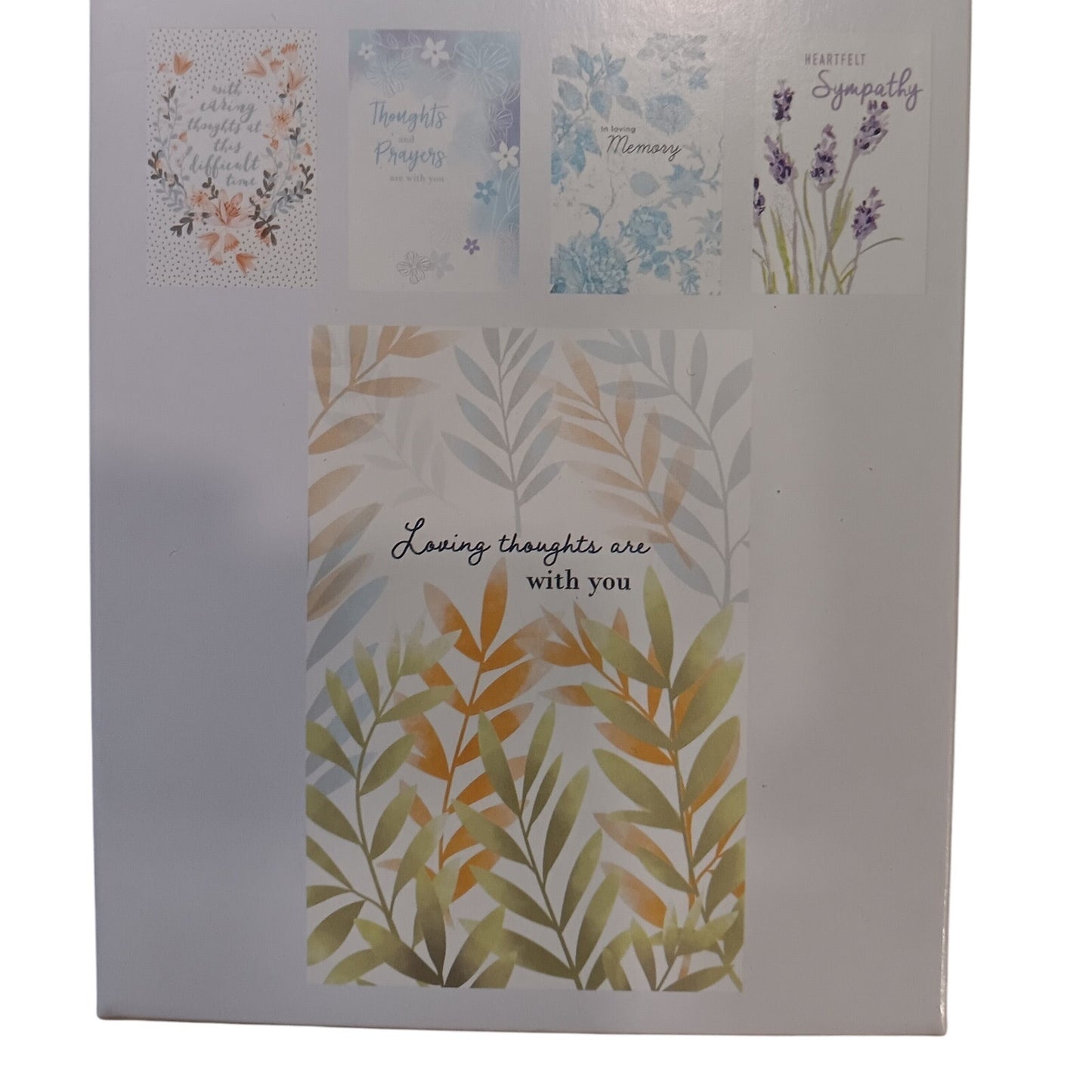 ME Sympathy Cards - 10-Pack - 5 Styles x 2 Each - 4"x6" - Soy Ink - PN 619383