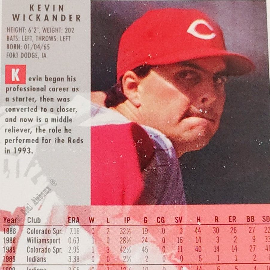 Kevin Wickander, Cincinnati Reds, #431, 1994 Fleer Baseball Collector's Card