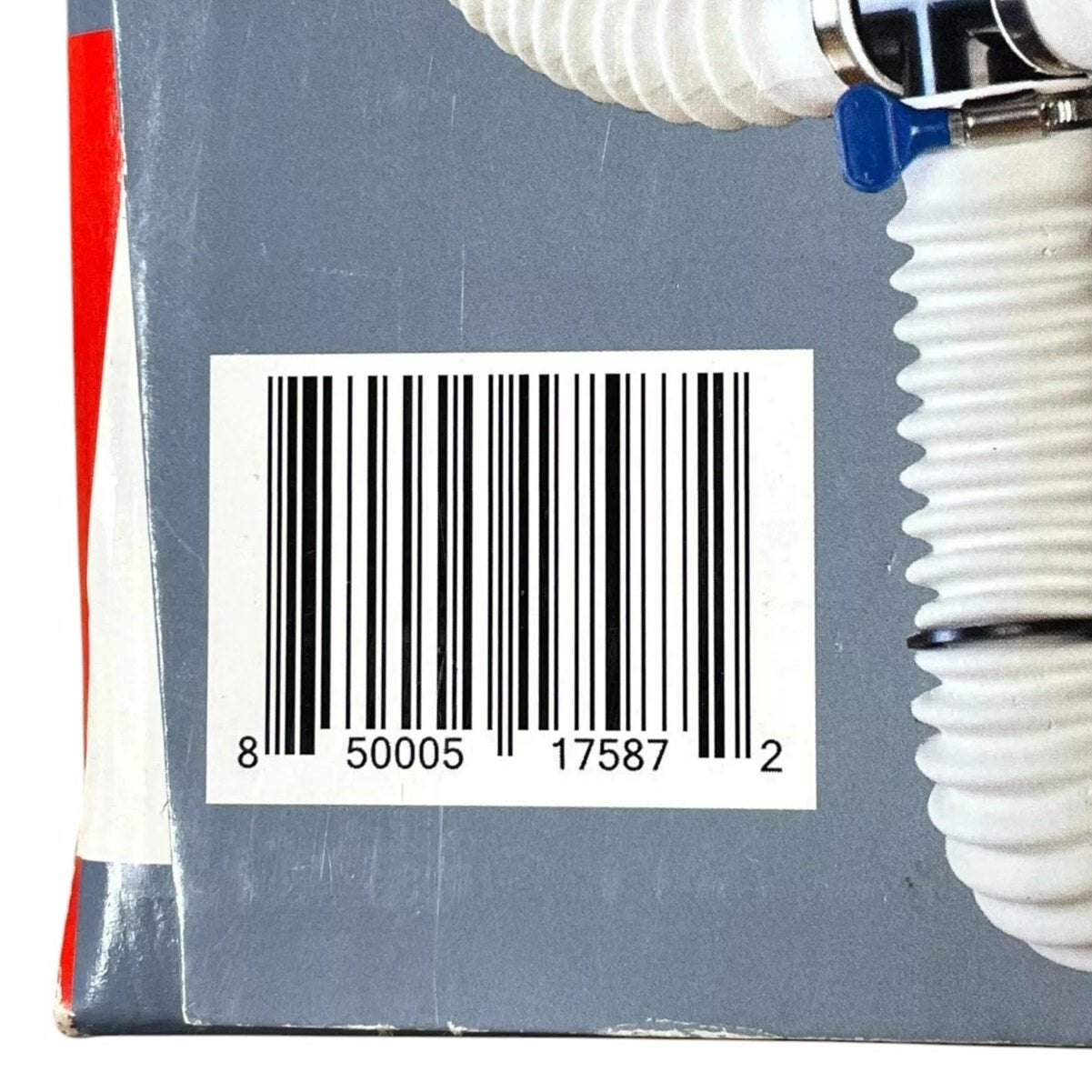 SIMPLE DRAIN 1.5" White Rubber Threaded All-in-One Drain Kit for Double Basin