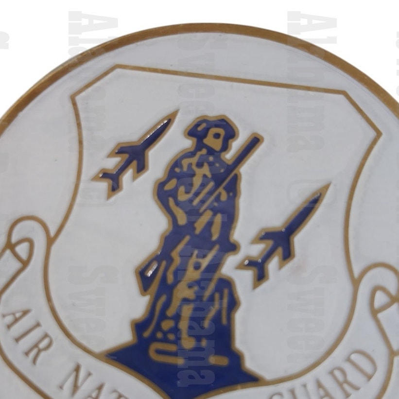U.S. Air National Guard Novelty Emblem, 2" Display Plaque Sticker Emblem