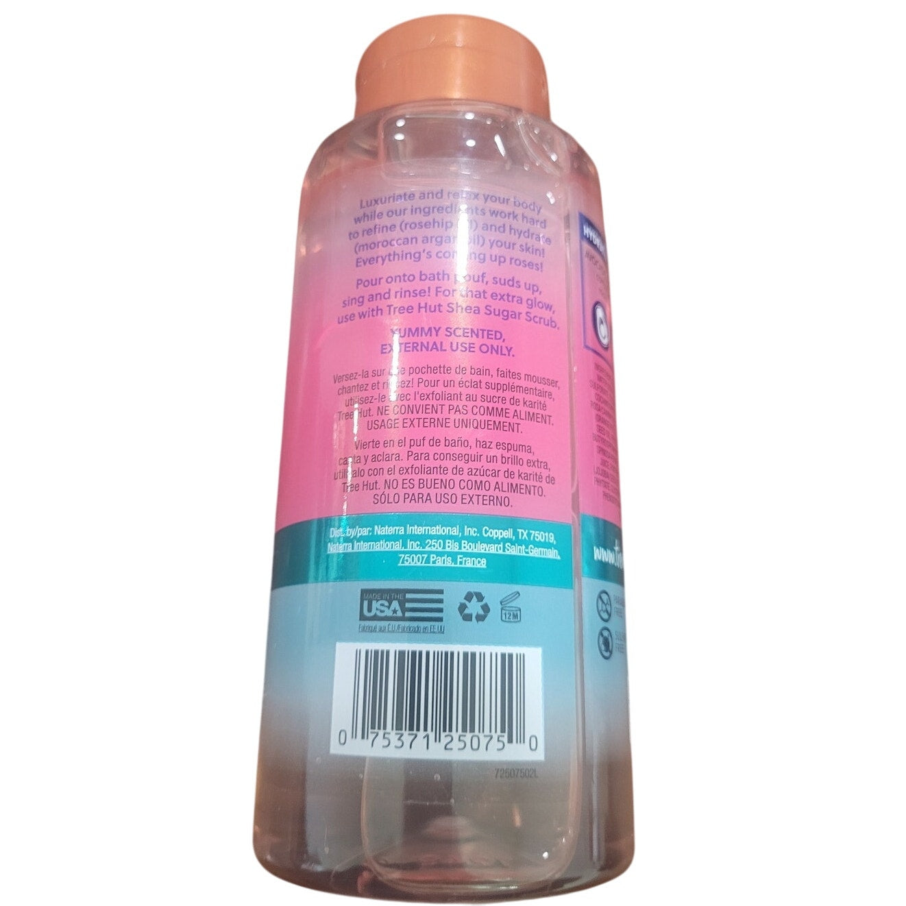 Tree Hut Moroccan Rose Foaming Gel Body Wash 18 fl oz