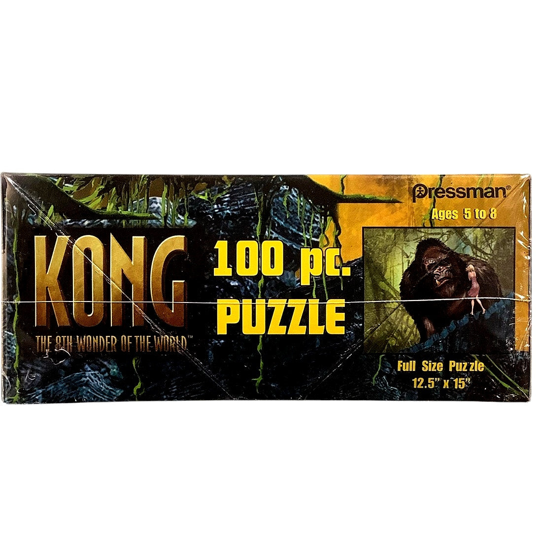 King Kong 100-Piece Puzzle 2005 NEW SEALED 8th Wonder Pressman 12.5" x 15” Mint