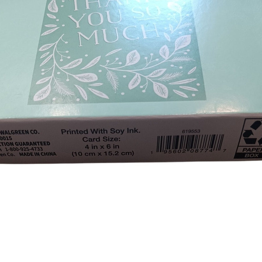 ME Thank You Cards - 10-Pack - 5 Styles x 2 Each - 4"x6" - Soy Ink - PN 619553
