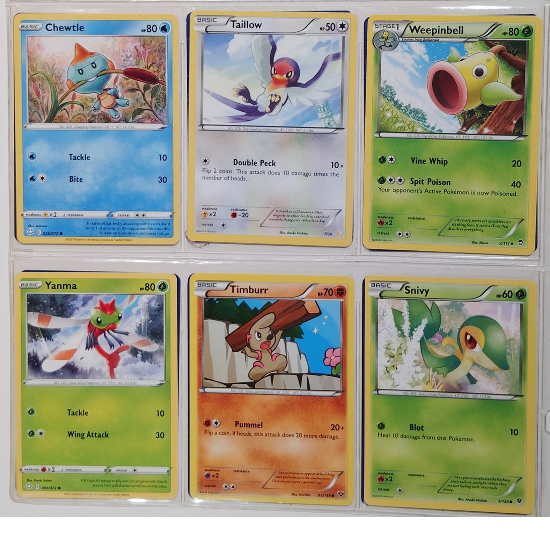 18 Random Pokémon Cards Pictured, Actual Photos Provided