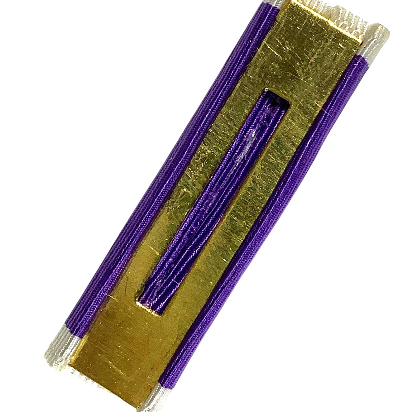 Purple Heart Medal Ribbon, 1-3/8"L x 3/8"H