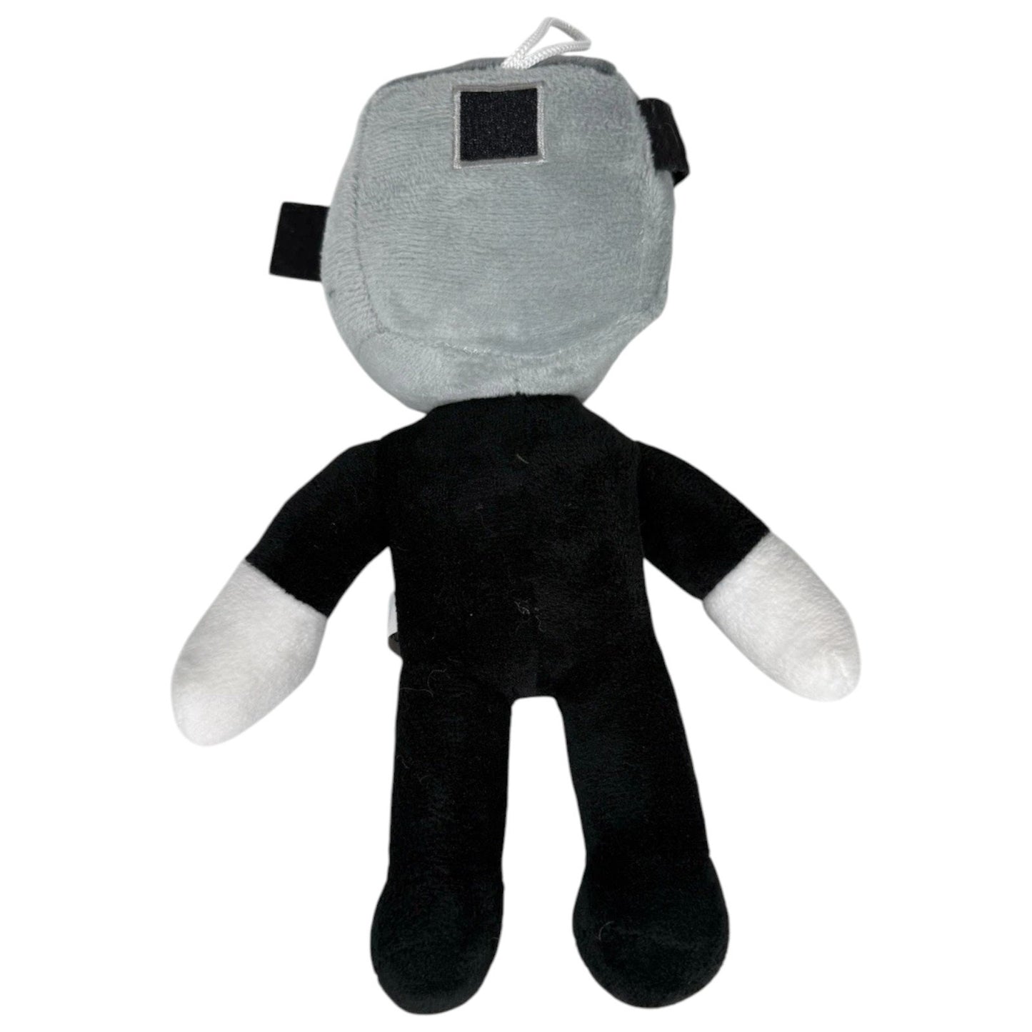 Skibidi Toilet Plush – Titan TV Man in Suit with Clock Attachment – Horror Cartoon Game Stuffed Doll