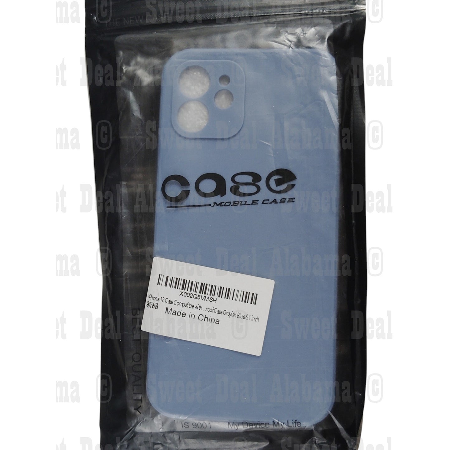 Cellphone Case For iPhone 12 (6.1"), Grayish Blue in Color