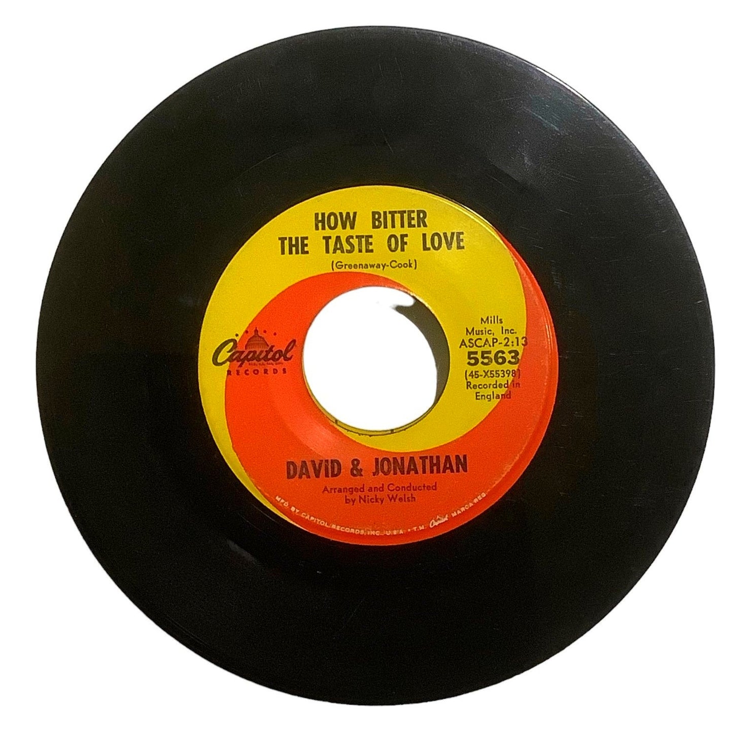 David & Jonathan – Michelle & How Bitter the Taste of Love, 1965 Capitol No.5563