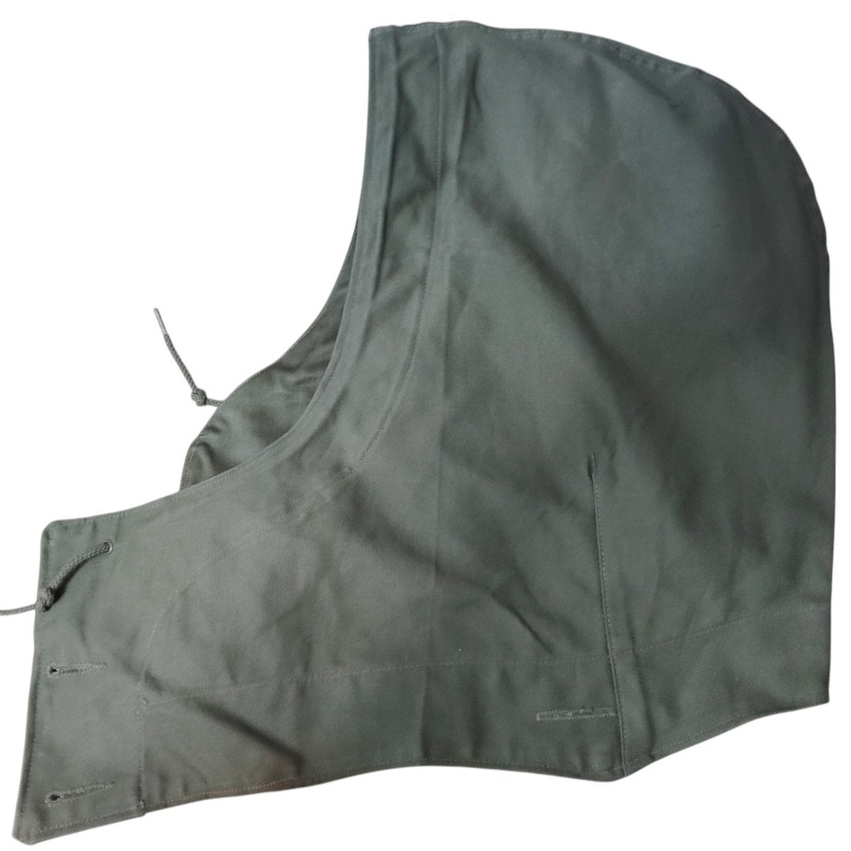 1951 Field Jacket Hood – Large, ODG, MIL-H-11377, NSN 73-H-66822-50, Mid City Uniform Cap Co., NOS