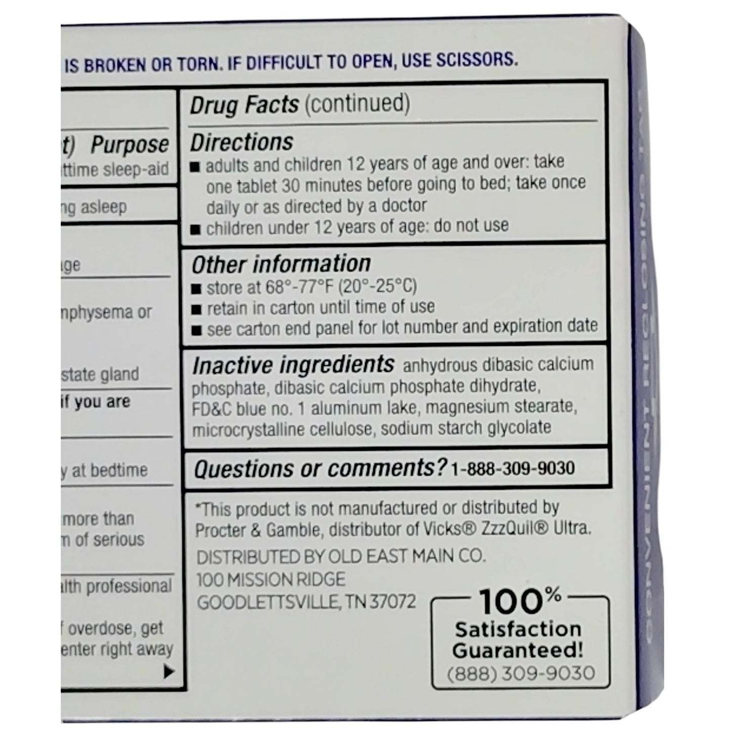 DG Health Ultra Sleep Aid – Doxylamine Succinate 25mg, 24 Tablets – Exp. 02/2026