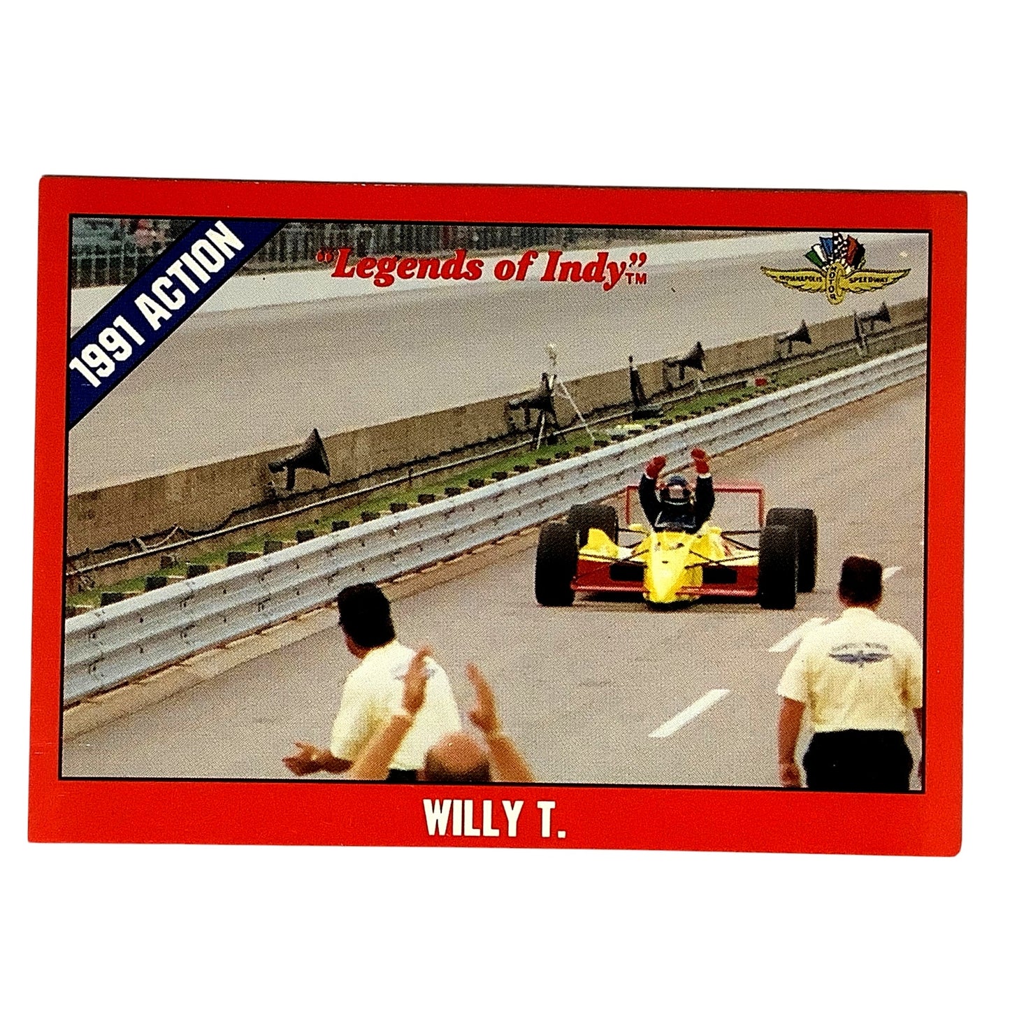 Willy T - First African American in the Indy 500, 1992 Legends of Indy, Card #36