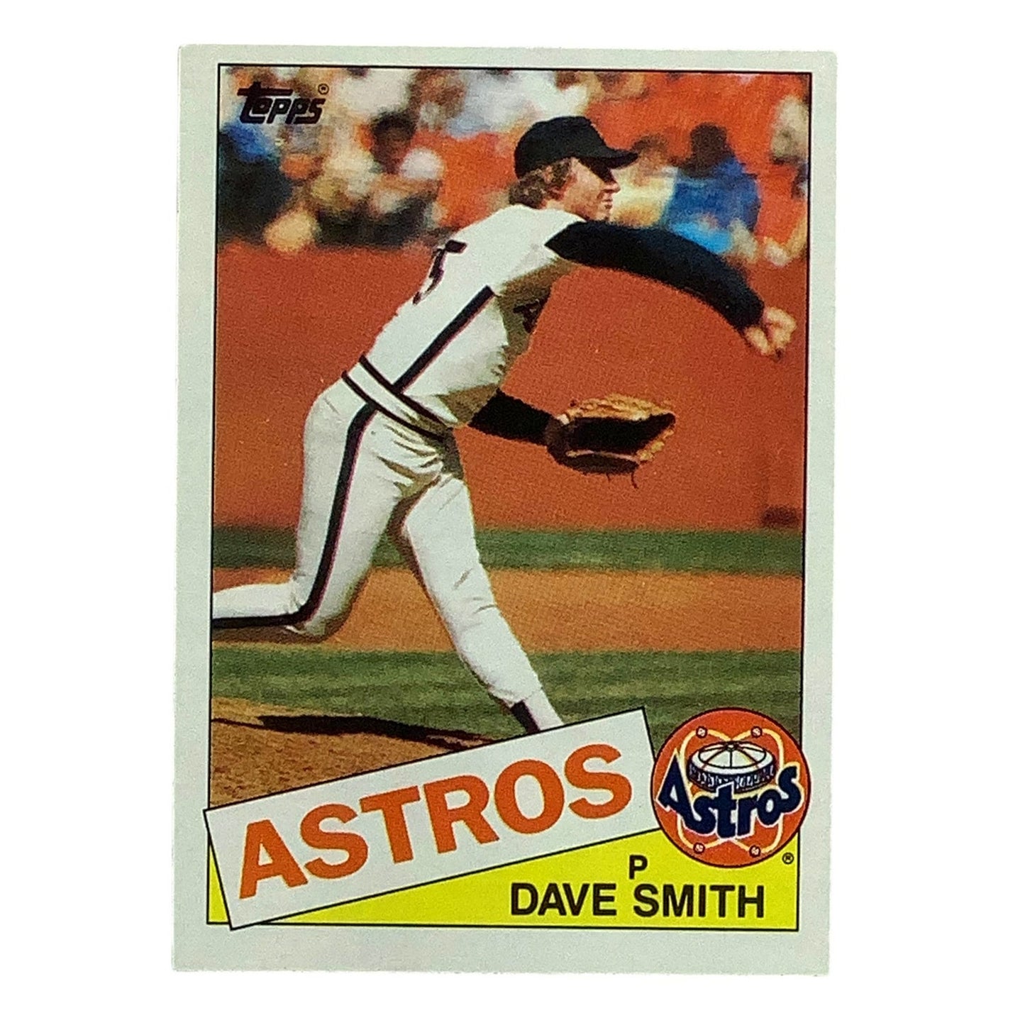Dave Smith, Houston Astros, MLB, 1985 Topps Card 123, EX/NM