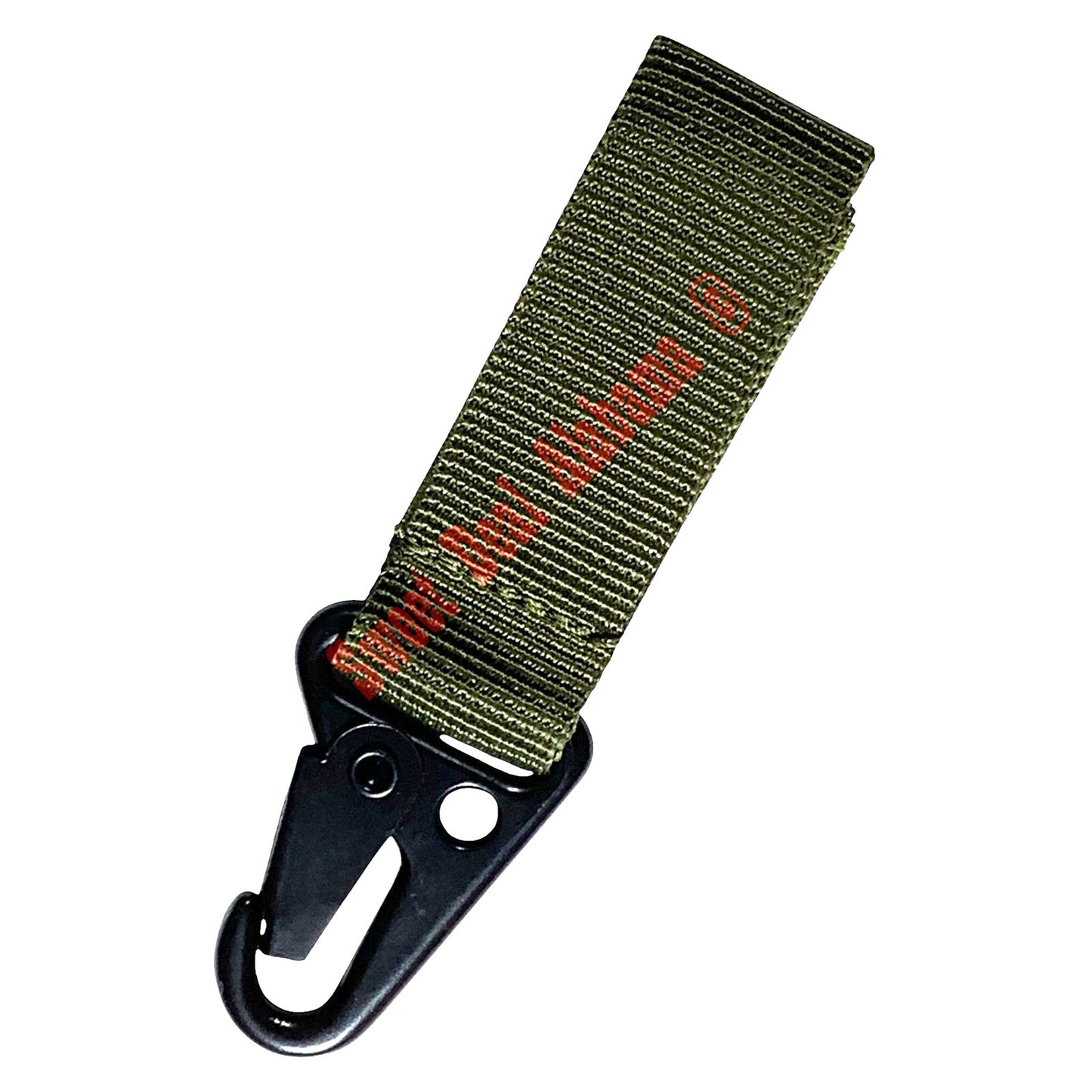 Condor Blood Type Keychain, AB POS (AB POSITIVE), Olive Drab Green, Snaphook