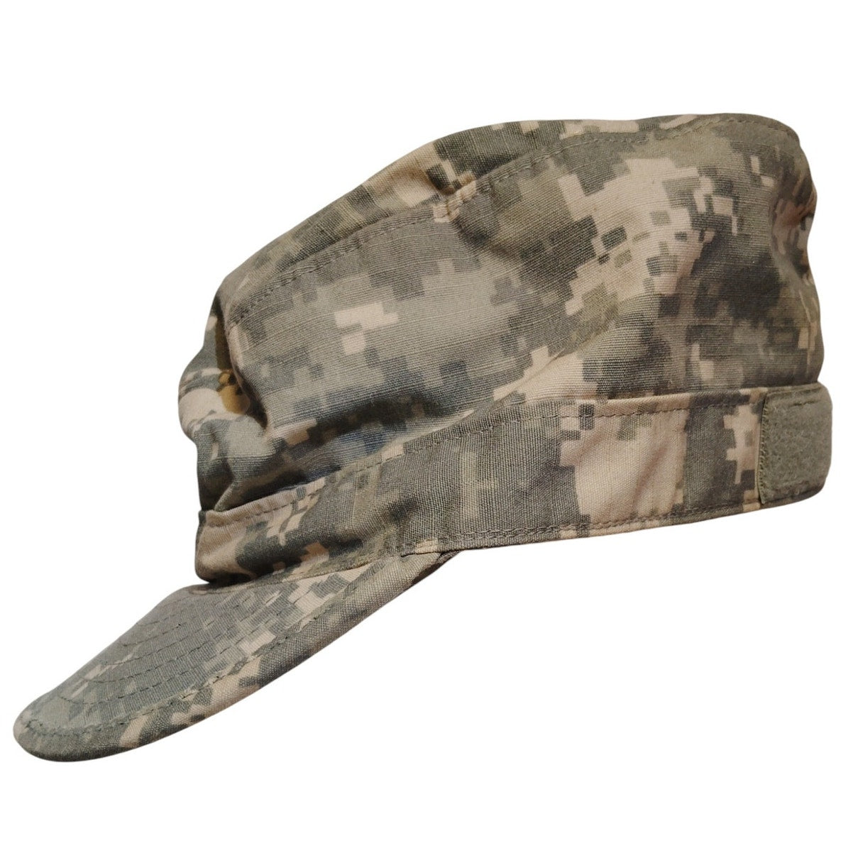 United States Digital ACU Camo Patrol Cap, Size 7-1/8, Ripstop, Sekri Ind., EUC
