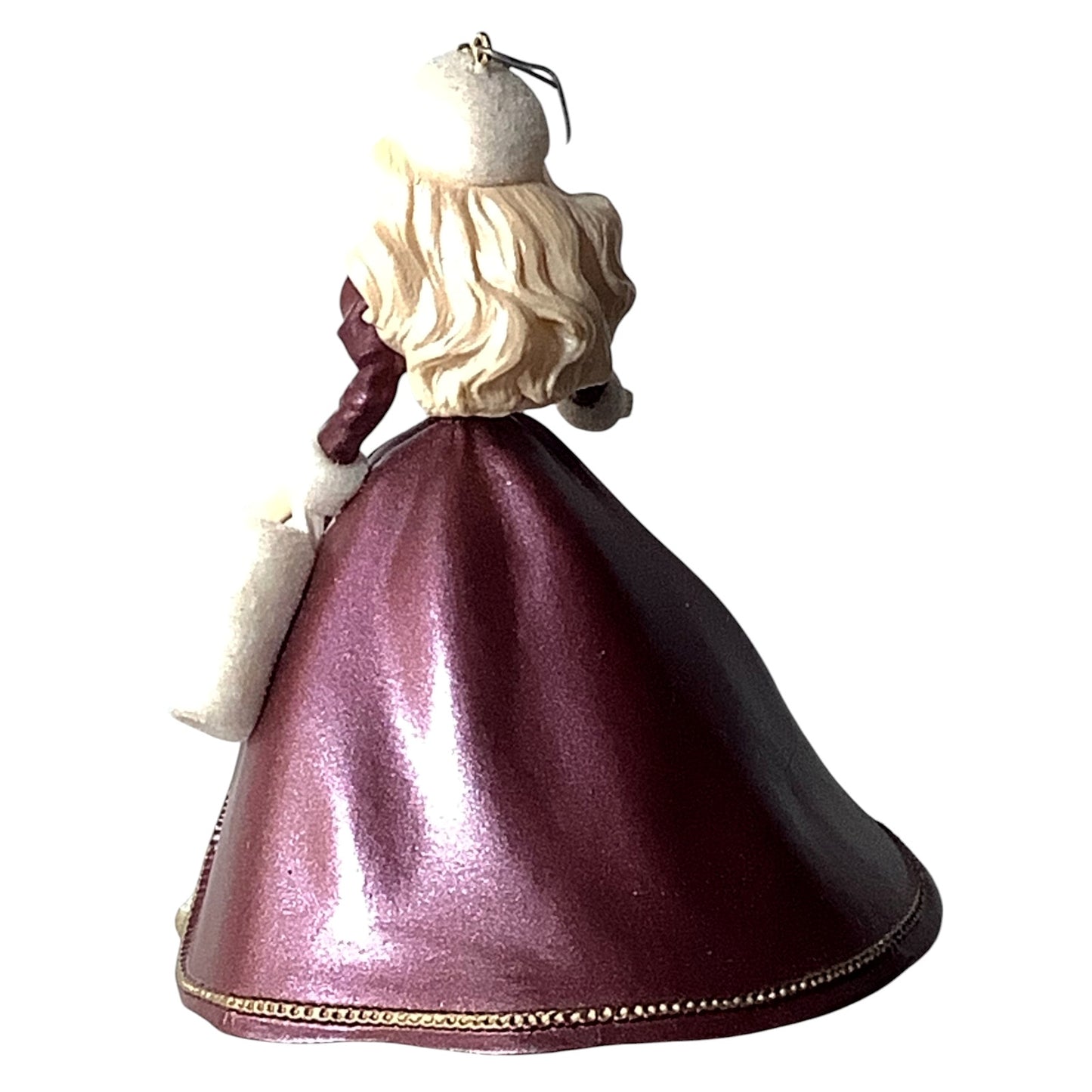 Hallmark 1996 Keepsake Ornament, Holiday Barbie, Red/Gold, 3.5"H x 3"W