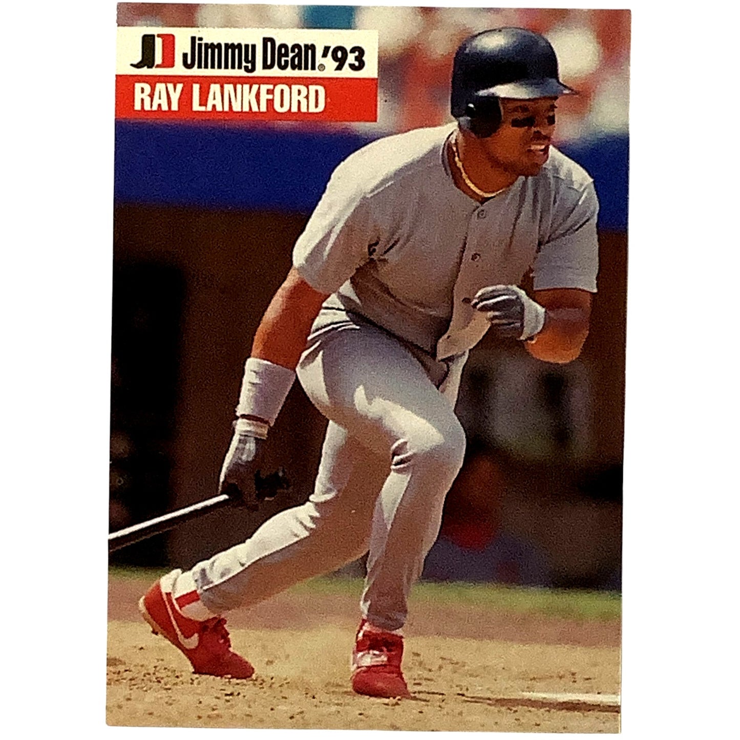 1993 Ray Lankford St. Louis Cardinals, MLB, Jimmy Dean '93 Ltd Ed., #20, EX/NM