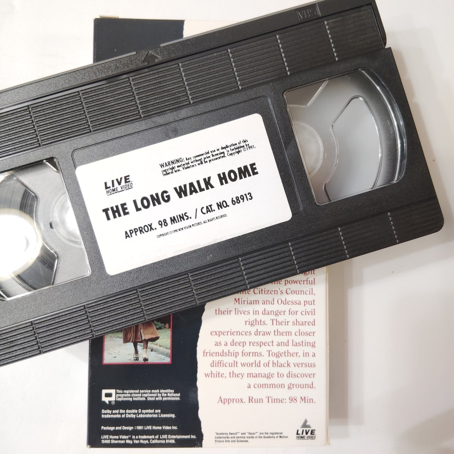 The Long Walk Home VHS 1991 Whoopi Goldberg Sissy Spacek Drama