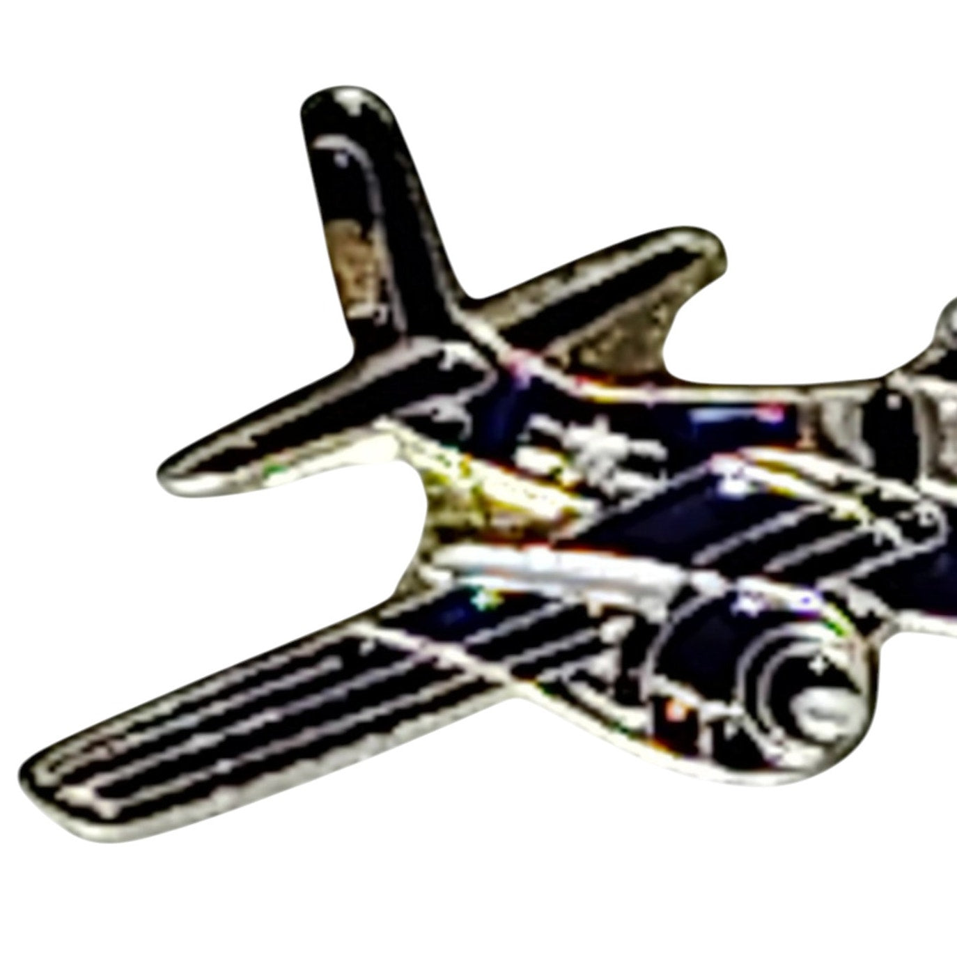 Gold & Blue F7F 2 Tiger Cat Twin-Engine Aircraft Hat, Lapel, Brooch Pin – Aviation Collectible
